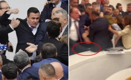 TBMM’de kayyum gerginliği! AK Partili Osman Gökçek, DEM Partili Şenyaşar’a tekme attı