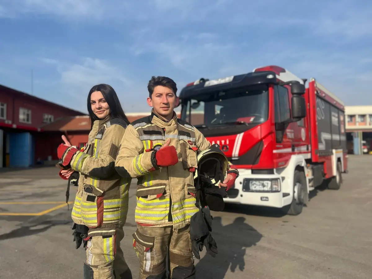 Alevlere Omuz Omuza Müdahale Eden İtfaiyeci Çift: Merve ve Tayfun Eroğlu